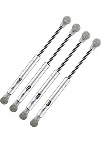 Std 4 Adet Std Dolap Amortisörü Gazlı Piston Kapak Hidroliği 27 cm 100N