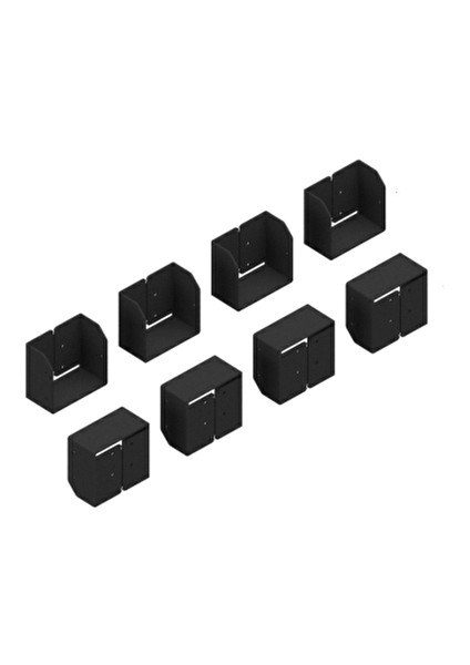 14 x 14 cm Ahşap Direkler Için Soflex Braketi 8 Parça modelleri
