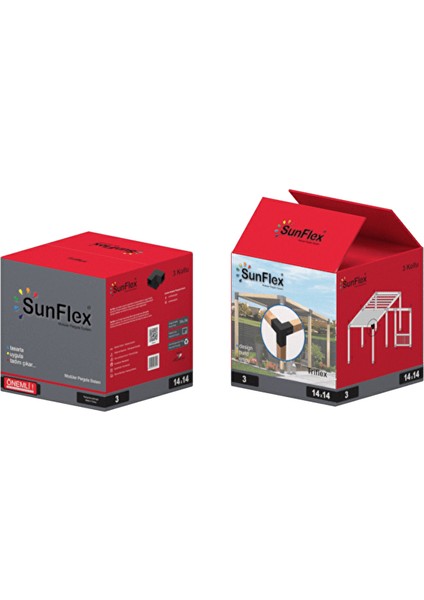 14 x 14 cm Ahşap Direkler Için Soflex Braketi 8 Parça fırsatları