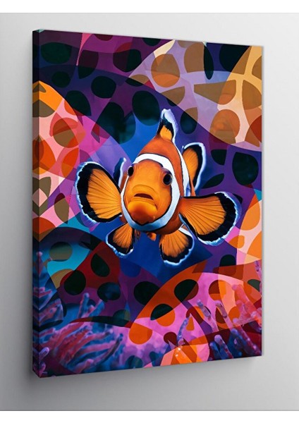 Kanvas Tablo Palyaço Balığı 50X70 cm