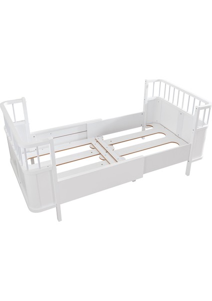 Mdf Beşik, Siesta Büyüyen Beşik 90X130 - Beyaz