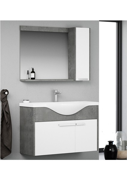 Life Banyo Dolabı Retro Gümüş 80 cm fiyatları