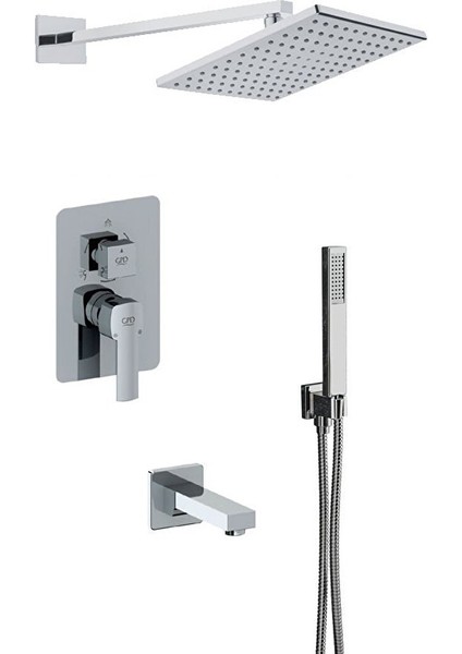 Tam Ankastre Duş Seti Pedra 3 Yönlü