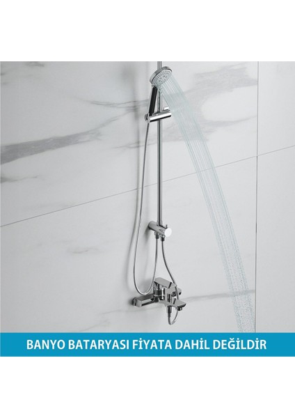 Lido Rain Duş Sistemi -Krom