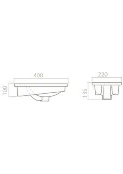 Turkuaz Cerastyle Mini Küçük Banyo,karavan Lavabo 24*42 cm modelleri