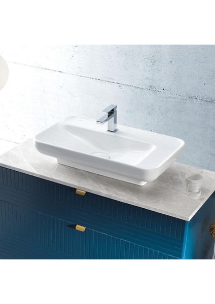 Turkuaz Cerastyle Lal Lavabo 80X42 cm