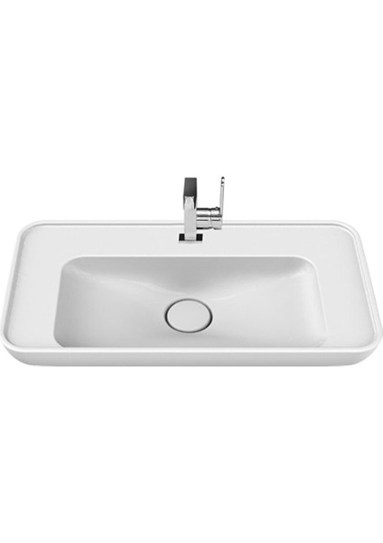 Turkuaz Cerastyle Lal Lavabo 80X42 cm modelleri