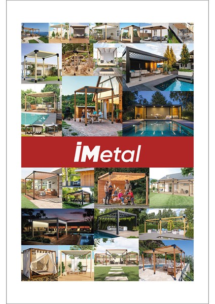 Sarar Ahşap Pergola Seti Tek Bölümlü 90X90 mm Ahşaplar Dahil