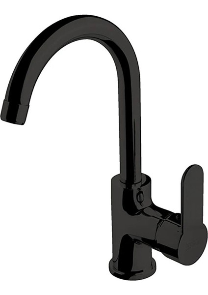 Poli̇su Kri̇stal Kuğu Lavabo Bataryasi-Si̇yah