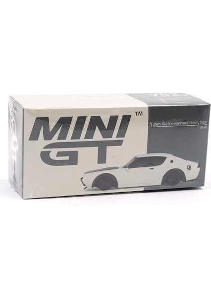 Nessiworld Mini Gt 1/64 Nissan Skyline Kenmeri Liberty Walk White modelleri