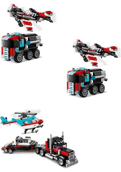 Creator Helikopterli Açık Kasa Kamyon 31146 modelleri