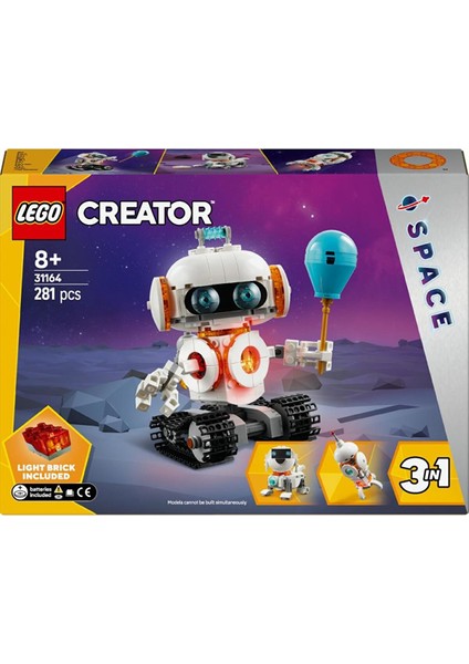 31164 Creator 3’ü 1 Arada Uzay Robotu fırsatları