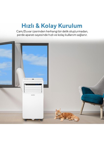Juniper Portatif Taşınabilir Klima Kmpac-7