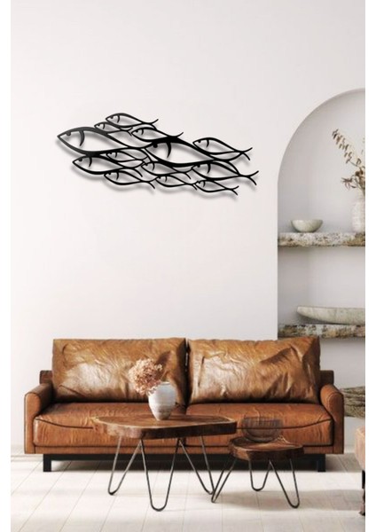 Family Fish Modern Metal Duvar Dekoru indirimleri