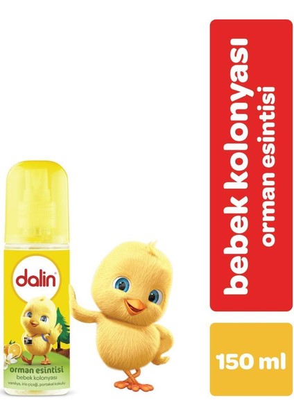 Dalin Sprey Bebek Kolonyası Orman Esintisi 150 ml