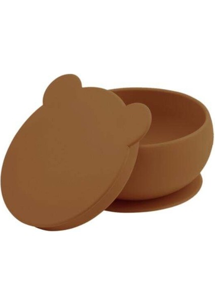 Nessiworld Silikon Kapaklı Kase Woody Brown fiyatları