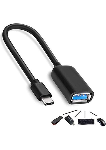 Yeni 2025 USB C USB 3.0 Otg Kablo Type-C Erkek To USB 3.1 Dişi Type-C Otg Veri Aktarma Kablosu Cable Adapter