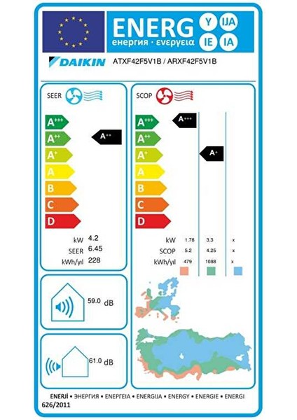Siesta Sensira ATXF42F Wifi 14.000 Btu A++ Inverter Klima modelleri
