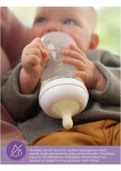 NessiWorld Doğal Tepkili Natural Response PP Biberon 125 ml 0+ Ay indirimleri