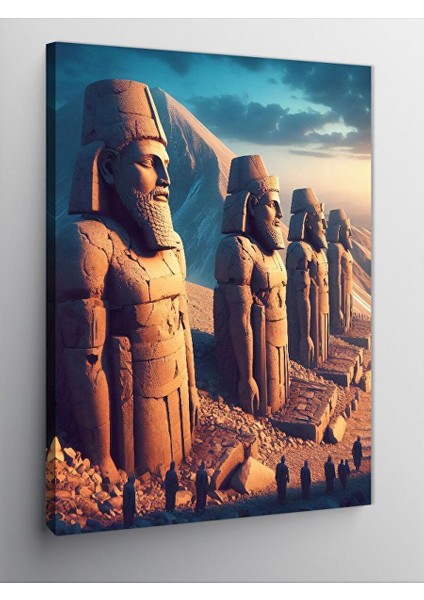 Kanvas Tablo Asur Kral Yolu 50X70 cm