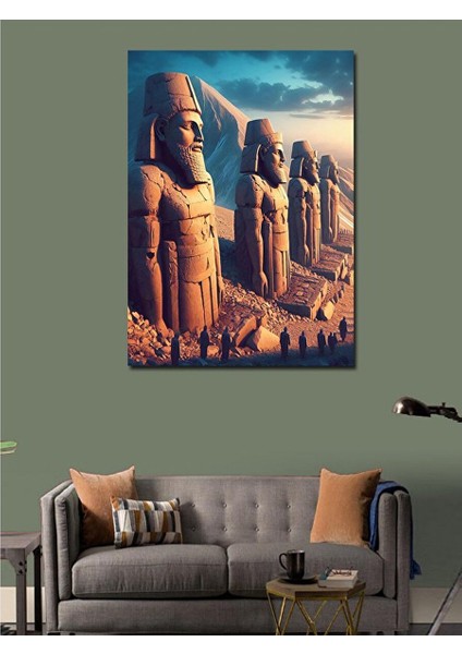 Kanvas Tablo Asur Kral Yolu 50X70 cm fiyatları
