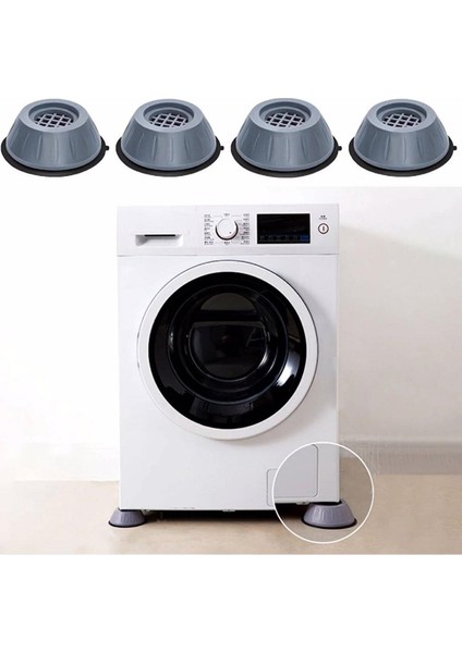 4 Lü Titreşim Önleyici Çamaşır Makinası Ayağı MIT1006 fırsatları