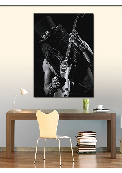 Kanvas Tablo Slash Gitarist 100X140 cm modelleri