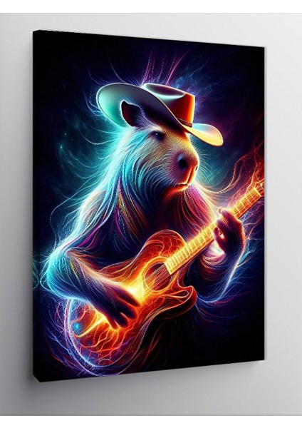 Kanvas Tablo Gitarist 70X100 cm