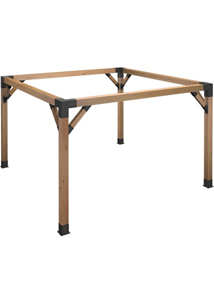 4 x 14 Ahşap Kirişler Için 45FLEX Pergola Payanda Destek Braketi 4 Parça modelleri
