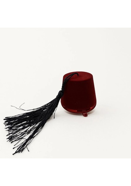 “kadife Minik Fes Kutu – Kına, Nişan ve Söz Için Boş Hediyelik Kutusu” 10 Adet