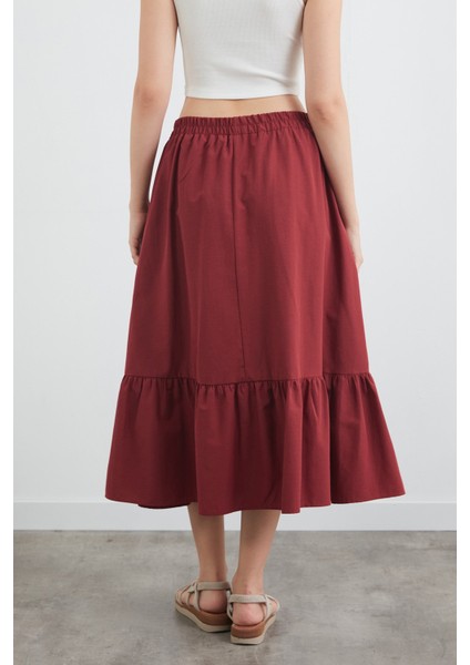 Beli Lastikli Kurdeleli Etek fırsatları