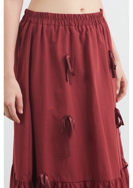 Beli Lastikli Kurdeleli Etek indirimleri