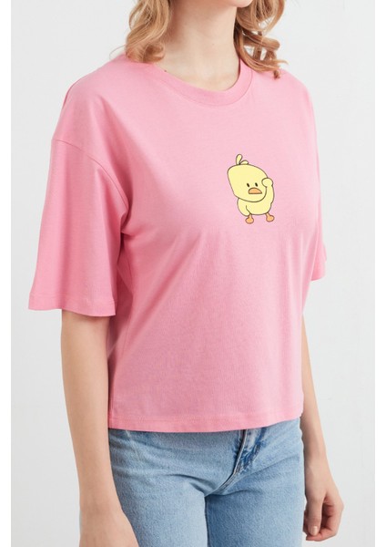 Civciv Baskılı Kısa Kol Tişört indirimleri