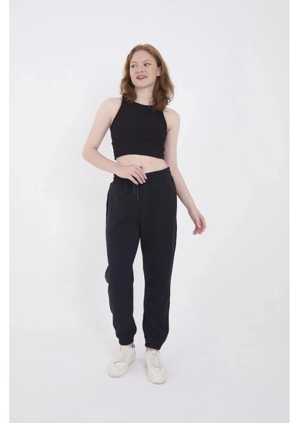 Üç Iplik Basic Lastikli Eşofman Pantolon - Lacivert fiyatları
