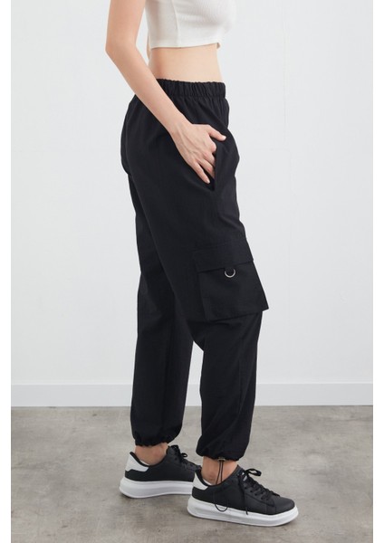 Paçası Stoperli Kargo Cepli Paraşüt Pantolon fiyatları