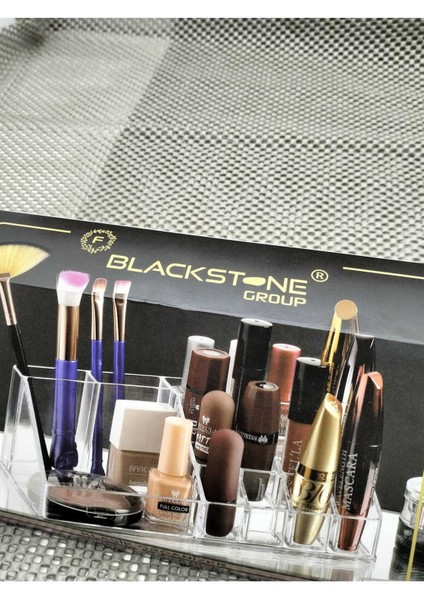 Gri Diamond Klasik Organizer, Şık ve Kullanışlı Makyaj Düzenleyici