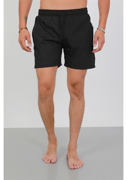 Akbeniz Erkek Fermuarlı Cepli Deniz Şortu Siyah indirimleri