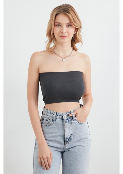 Fitilli Straplez Dikişsiz Büstiyer