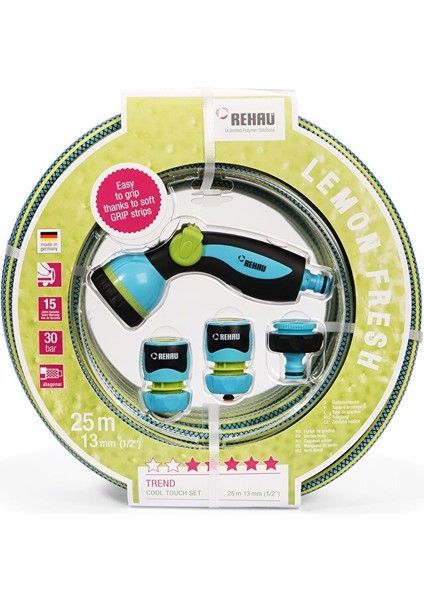 Cool Touch Lemon Fresh Hortum Seti 25M (1/2" - 13MM)