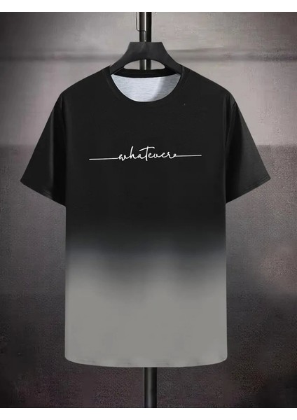 Erkek Kısa Kollu Bisiklet Yaka Baskılı Süprem T-Shirt fırsatları