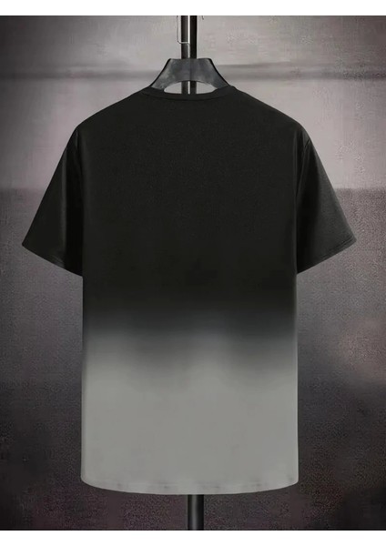 Erkek Kısa Kollu Bisiklet Yaka Baskılı Süprem T-Shirt indirimleri