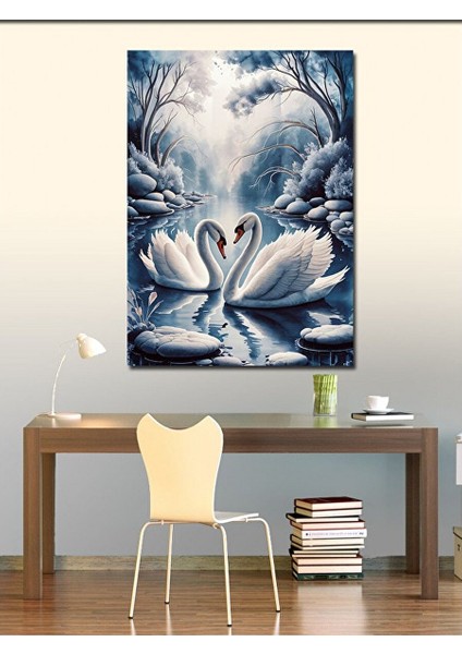 Kanvas Tablo Sevimli Leylekler 70X100 cm fiyatları