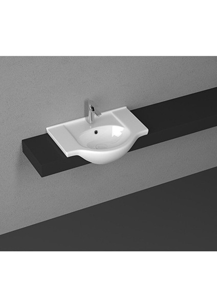 Ece Tera 66 cm Batarya Delikli Lavabo (10TR50067)