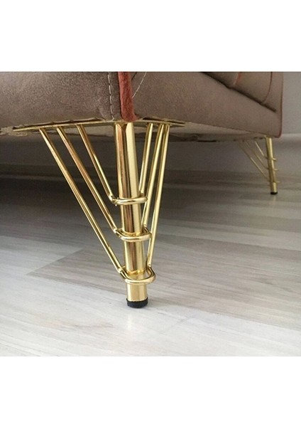 18 cm Venüs Model Gold Metal Mobilya,dolap,koltuk,tv Ünitesi Ayakları (4 Adet) fırsatları
