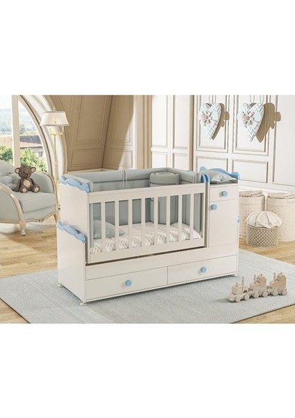 Büyüyen Besik Ozel Başlıklı Mavi 60X120