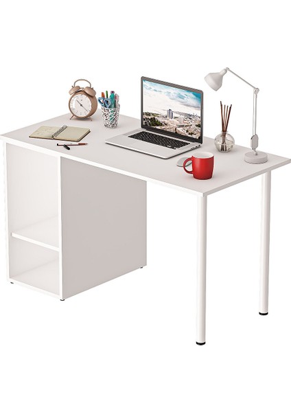 CLM110-BEYAZ Kapaklı Kesonlu Çalışma Masası modelleri