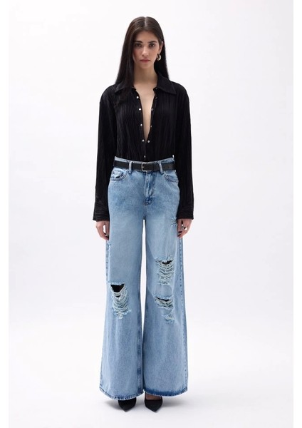 Oversize Dokulu Gömlek fiyatları