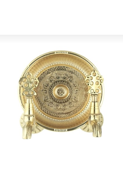 Kurna Musluğu Hamam Musluğu Hamam Tası Gold Renk Set Komple Pirinç Malzeme