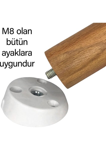 3 Adet Dereceli Ayak Tabanı Beyaz Mobilya Masa Sehpa Ayağı Bağlantı Aparatı Açılı Plastik fırsatları