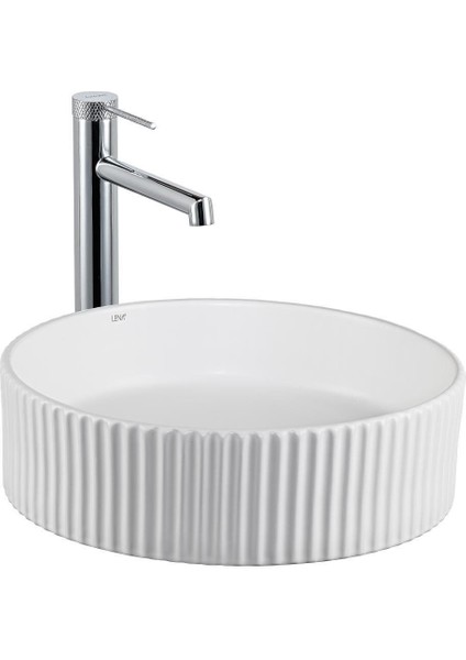 Tezgahüstü Lavabo Beyaz E-W1001MB